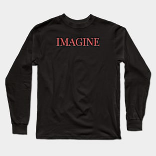 Imagine Red Long Sleeve T-Shirt